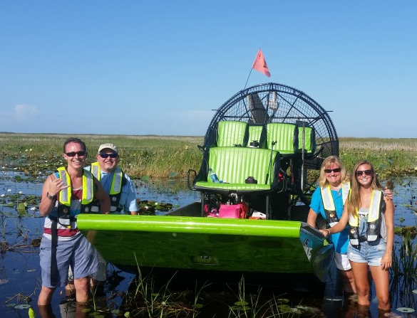 Air boating with Florida Airboat Charters